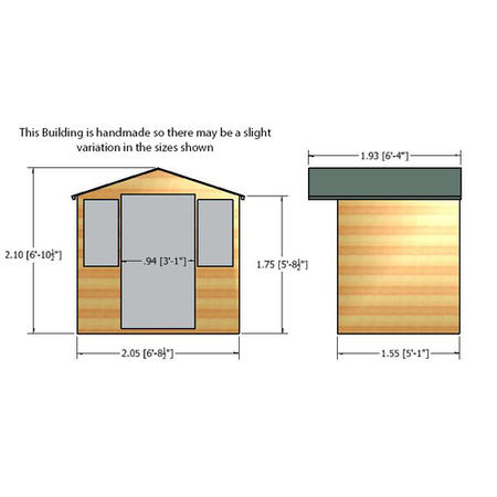 Shire Haddon Summerhouse 7 x 5ft