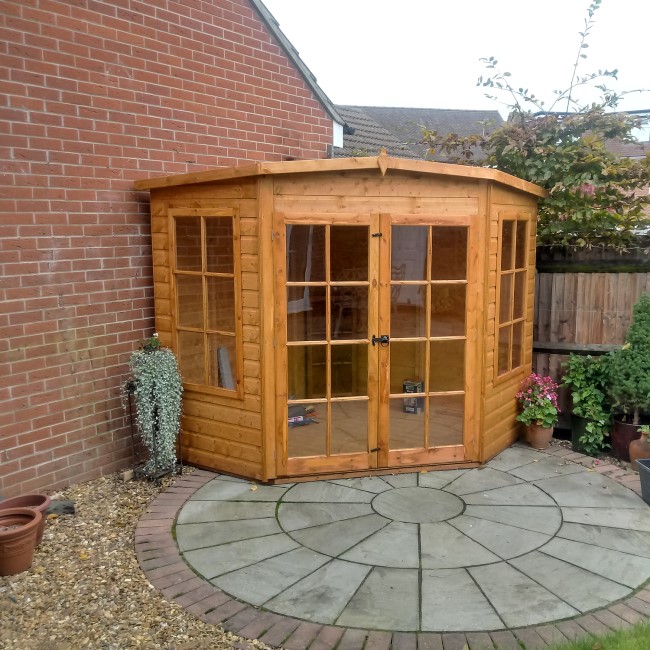 Shire Hampton Double Door Summerhouse 8 x 8ft