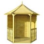 Shire Hexagonal Pressure Treated Garden Arbour 6 x 7ft