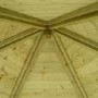 Shire Hexagonal Pressure Treated Garden Arbour 6 x 7ft