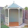 Shire Hexagonal Pressure Treated Garden Arbour 6 x 7ft