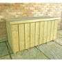 Shire Pressure Treated Planed Log Storage Box - 4 x 2ft