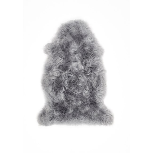 Grey Single Genuine Sheepskin Rug - 95 x 65 cm - Ripley