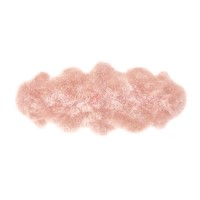 Pink Double Genuine Sheepskin Rug - 175 x 70 cm - Ripley