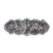 Ripley Genuine Sheepskin Grey Rug - Double 175x70cm