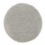 Round Shaggy Silver Rug - 100 x 100 cm - Ripley