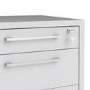 Prima Mobile file cabinet in White