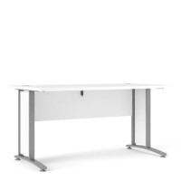 Large White Wooden Desk - Prima 