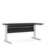 Black Wood Standing Desk with Electric Control - Prima