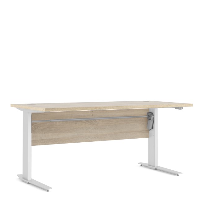 Oak Standing Desk with Electric Control - Prima