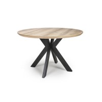 Round Oak Dining Table - Seats 4 - Liberty