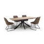 Rectangle Extendable Walnut Dining Table - Seats 6-8 - Liberty