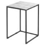 Square Silver Metal Nest of 3 Tables - Farrah