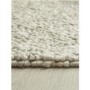 La Playa Textured Rug in Silver - 120x170 cm