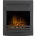 Adam Eclipse Black Inset Electric Fire with Remote Control