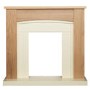 Adam Chilton Oak and Cream Fireplace 39 Inch - Surround Only