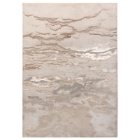 Large Beige Marble Rug -240x340cm - Aurora