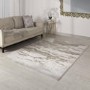 Large Beige Marble Rug -240x340cm - Aurora