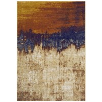 Distressed Orange Ombre Rug - 120x170cm - Nova