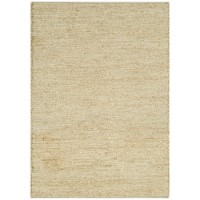 Beige Jute Rug - 170 x 120 cm - Soumak