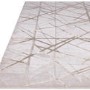 Beige Rug with Gold Scoring - 120x170cm - Aurora