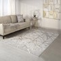 Beige Rug with Gold Scoring - 120x170cm - Aurora