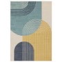 Multi Coloured Retro Rug - 120 x 170 cm - Muse