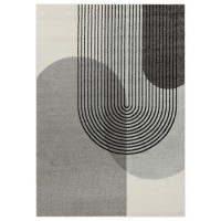 Grey Retro Rug - 120 x 170 cm - Muse