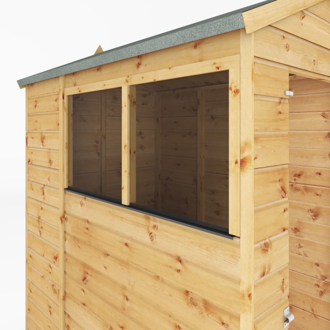 Mercia 6 x 4ft Wooden Shiplap Apex Shed