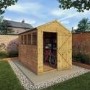 Mercia 10 x 6ft Wooden Shiplap Apex Shed