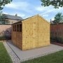 Mercia 10 x 8ft Wooden Shiplap Reverse Apex Shed