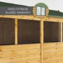 Mercia 10 x 8ft Wooden Shiplap Reverse Apex Shed