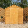 Mercia 4 x 6ft Wooden Overlap Apex Double Door Windowless Shed 