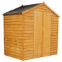 Mercia 4 x 6ft Wooden Overlap Apex Double Door Windowless Shed 