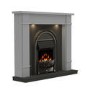 Be Modern Broadwell Dark Grey Freestanding Electric Fireplace Suite 48 Inch