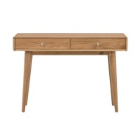 Oak Console Table with 2 Drawers - Jenson