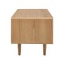 Large TV Stand with Storage in Solid Oak  - TV's up to 45" - Marny