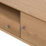 Large TV Stand with Storage in Solid Oak  - TV's up to 45" - Marny