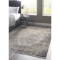 Ripley Vintage Medallion - Blue/Grey 80x150