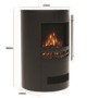 Be Modern Tunstall Electric Cylinder Stove