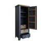 Oak & Blue Single Larder Unit