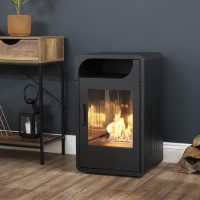 Adam Bio Ethanol Stove in Black - Bellini