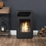 Adam Bio Ethanol Stove in Black - Bellini