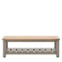 Rectangular Green Wooden Coffee Table with Storage - Eton