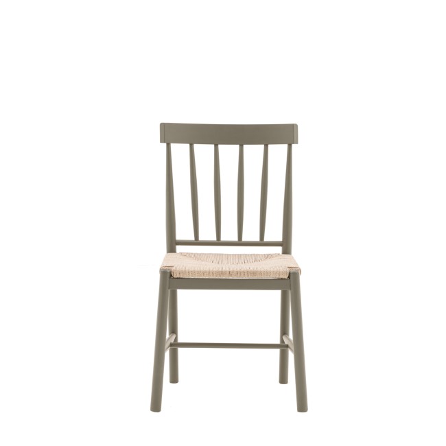 Set of 2 Sage Green Dining Chairs - Eton - Caspian House