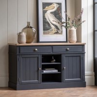 Eton 2 Door 2 Drawer Sideboard Navy - Caspian House