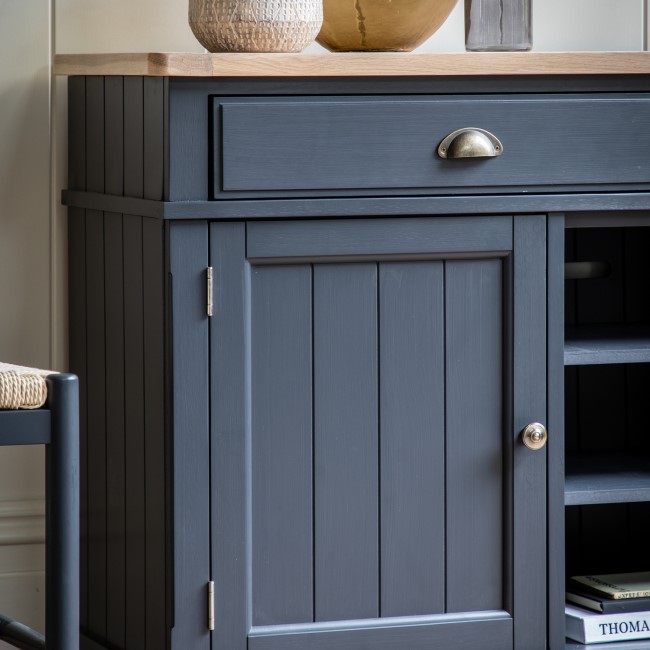 Eton 2 Door 2 Drawer Sideboard Navy - Caspian House