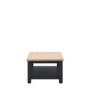 Rectangular Blue Wooden Coffee Table with Storage - Eton