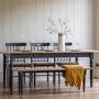 Eton Extendable Dining Table Navy - Seats 10- Caspian House