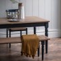 Eton Extendable Dining Table Navy - Seats 10- Caspian House